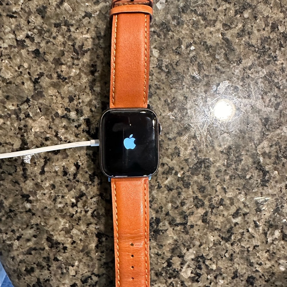 Apple Watch Series 5 works great comes with charger